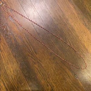 Pink beaded long necklace Chan Luu